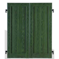 Porta scuro a 2 ante con cardine a muro 2