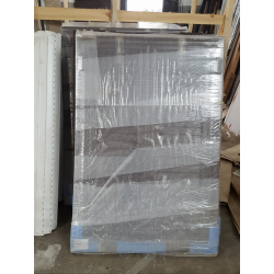 persiana a 2 ante con stecca fissa 2